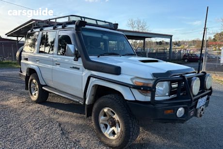 White 2008 Toyota Landcruiser Gxl (4X4)