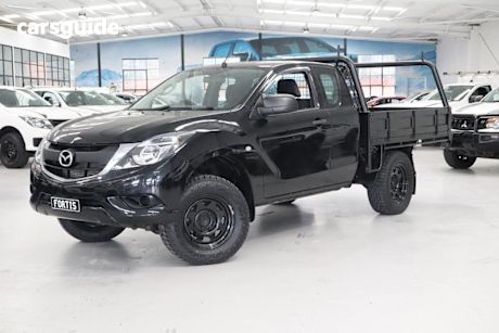 Black 2017 Mazda BT-50 Freestyle Cab Chassis Xt (4X2)