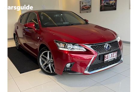 Red 2017 Lexus CT200H Hatchback F Sport