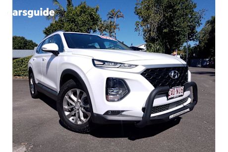 White 2020 Hyundai Santa FE Wagon Active Crdi (Awd)