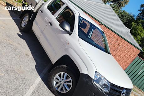 White 2019 Volkswagen Amarok Dual Cab Utility Tdi420 Core Edition (4X4)