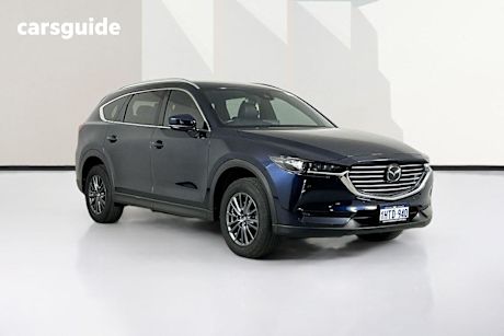 Blue 2022 Mazda CX-8 Wagon Touring (Fwd)