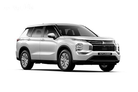 White 2025 Mitsubishi Outlander SUV ES F