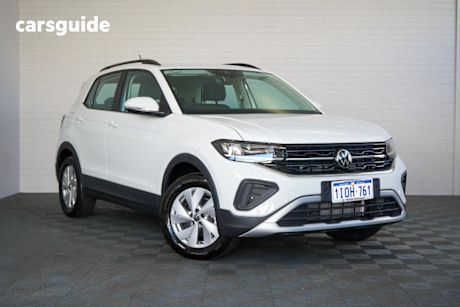 White 2024 Volkswagen T-Cross Wagon 85TFI Life