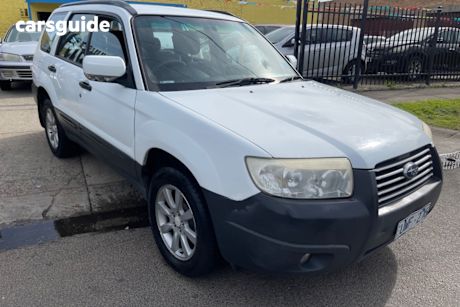 Silver 2007 Subaru Forester Wagon X