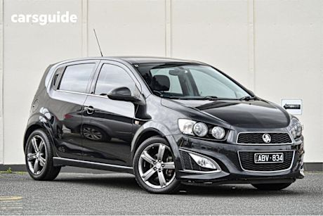Black 2014 Holden Barina Hatch RS F