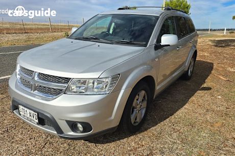 Silver 2012 Dodge Journey Wagon Sxt