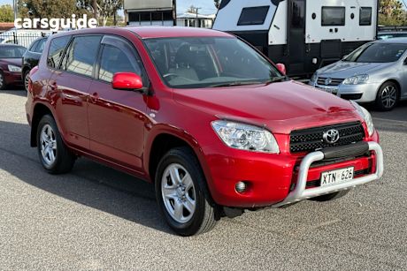Red 2008 Toyota RAV4 Wagon Cv (4X4)