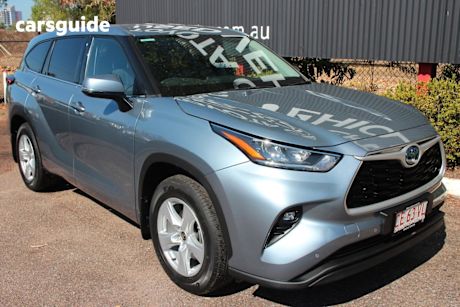 Blue 2021 Toyota Kluger Wagon GX Hybrid AWD