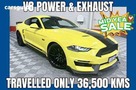 Yellow 2021 Ford Mustang Fastback GT 5.0 V8