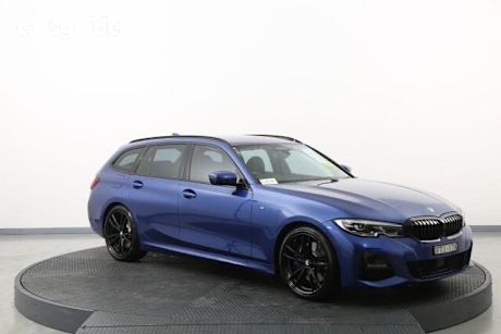 Blue 2021 BMW 330I Wagon Touring M Sport