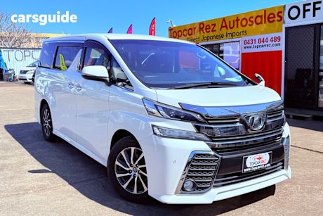 White 2016 Toyota Vellfire Wagon