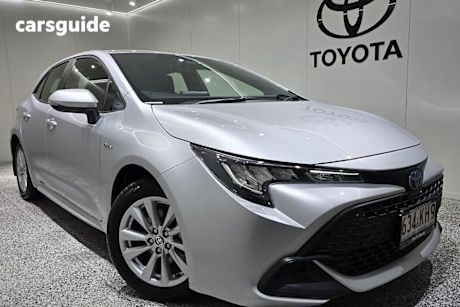 Silver 2024 Toyota Corolla Hatch ASCENT SPORT HYBRID F