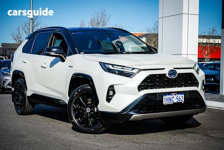White 2021 Toyota RAV4 Wagon Xse (Awd) Hybrid