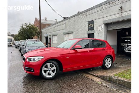 Red 2016 BMW 118D Hatchback Sport Line