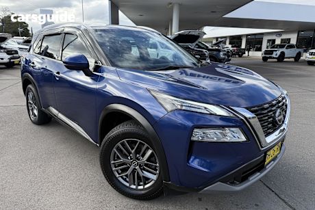 Blue 2023 Nissan X-Trail Wagon St (4Wd) 7 Seat