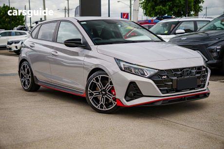 Grey 2025 Hyundai I20 Hatchback N