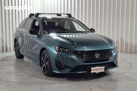 Blue 2022 Peugeot 308 Wagon Gt Premium