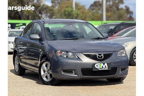 Grey 2007 Mazda 3 Sedan Maxx