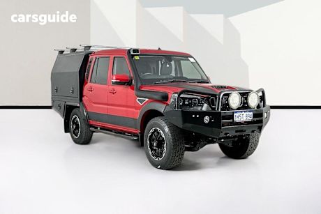 Red 2022 Mahindra PIK-UP Dual Cab Chassis S11 4X4