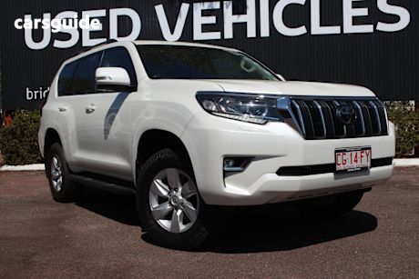 White 2018 Toyota Landcruiser Prado Wagon Gxl (4X4)