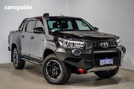 Black 2019 Toyota Hilux Double Cab Pick Up Rugged X (4X4)