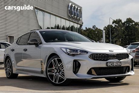 Silver 2021 Kia Stinger Sedan GT R