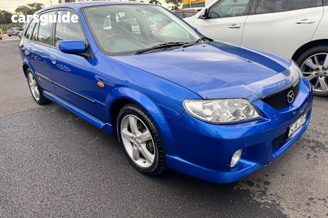 Blue 2003 Mazda 323 Hatch Astina SP20