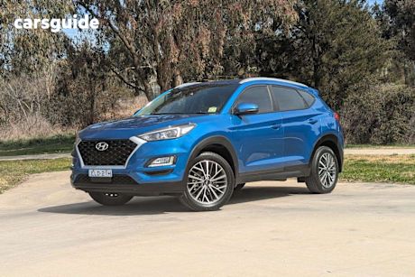 Blue 2020 Hyundai Tucson Wagon Active X (2Wd)