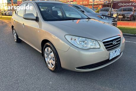 Tan 2008 Hyundai Elantra Sedan Sx