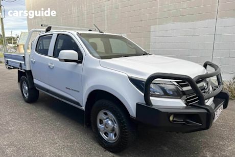 White 2017 Holden Colorado Crew Cab Chassis Ls (4X4)