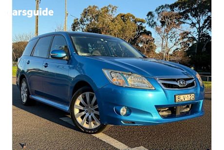 Blue 2009 Subaru Liberty Wagon Exiga Premium