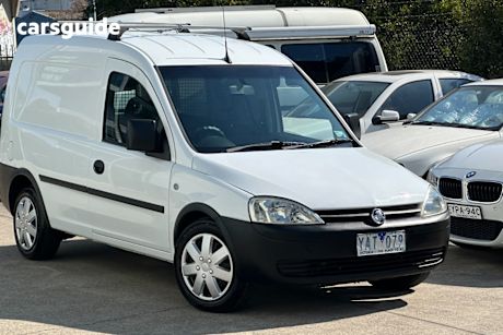 White 2010 Holden Combo Van