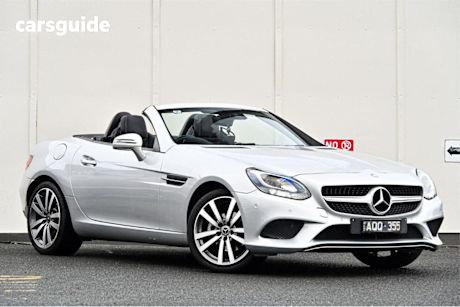 Silver 2017 Mercedes-Benz SLC-Class Sedan SLC180 R
