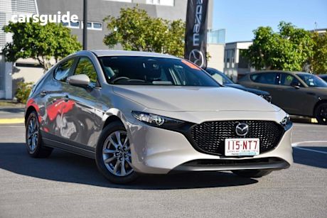 Gold 2025 Mazda 3 Hatchback G20 Pure