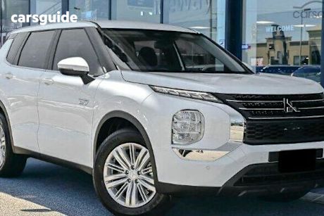 White 2024 Mitsubishi Outlander Wagon Phev Es 5 Seat (Awd)