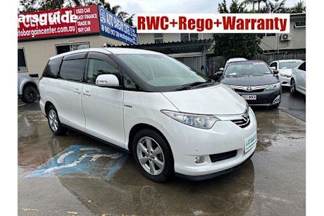 White 2008 Toyota Estima Wagon Aeras G