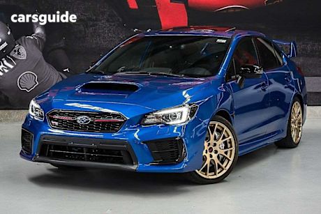 Blue 2021 Subaru WRX Sedan STI EJ25 FINAL EDITION 4WD