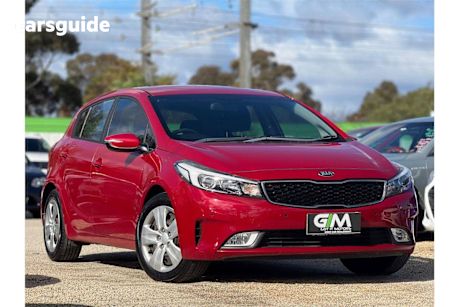 Red 2017 Kia Cerato Hatchback S