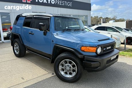 Blue 2013 Toyota FJ Cruiser Wagon