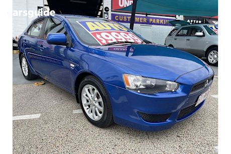 Blue 2011 Mitsubishi Lancer Hatch SX F