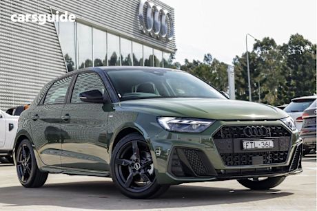 Black 2025 Audi A1 Hatch 35 TFSI S LINE EDITION F
