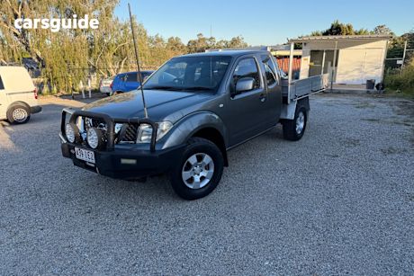Grey 2012 Nissan Navara King Cab Chassis Rx (4X4)