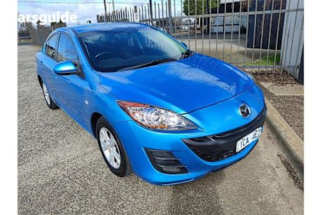 Blue 2011 Mazda Mazda3 Sedan MAXX F
