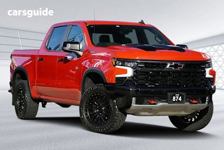 Red 2024 Chevrolet Silverado Crew Cab Pickup 1500 ZR2