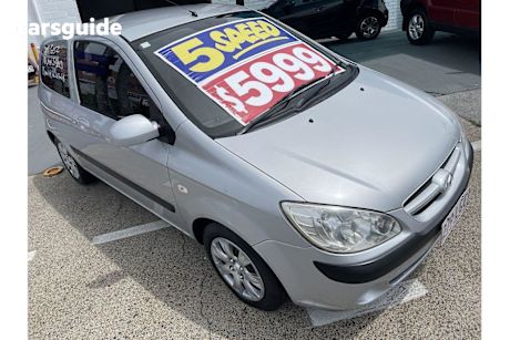 Silver 2008 Hyundai Getz Hatch S F