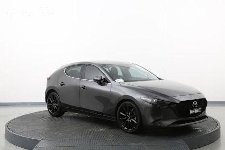 Grey 2022 Mazda 3 Hatchback G25 Astina