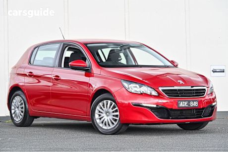 Red 2014 Peugeot 308 Hatch ACCESS F