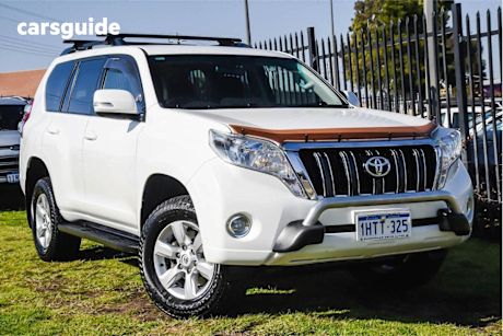 White 2014 Toyota Landcruiser Prado SUV GXL 4X4