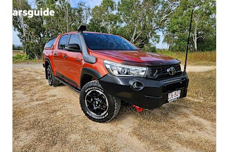 Red 2019 Toyota Hilux Double Cab Pick Up Rugged X (4X4)